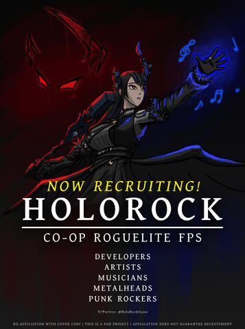 HoloRock recruitment banner